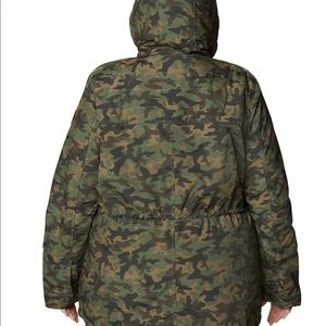 plus size camouflage jacket